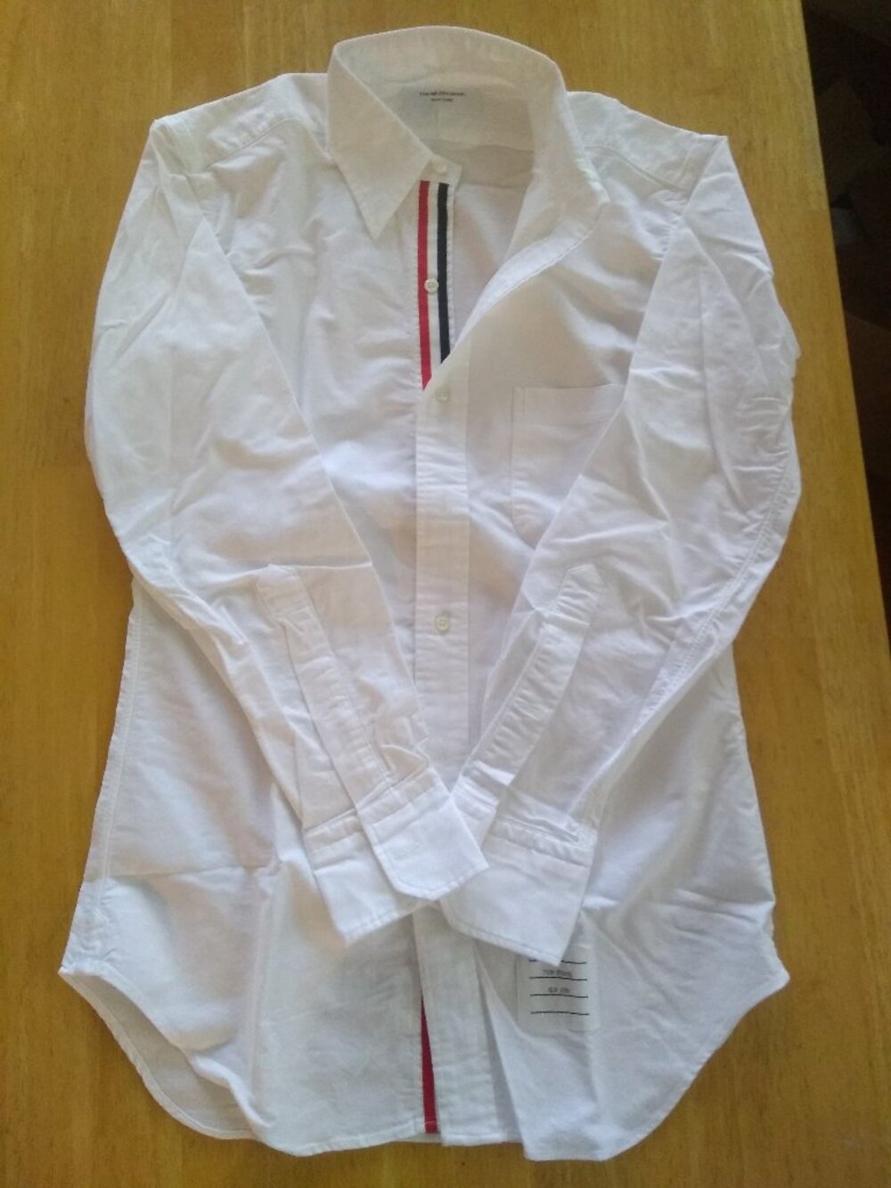 New Thom Browne White Oxford Cloth Button Down Size TB1 - Picture 2 of 11
